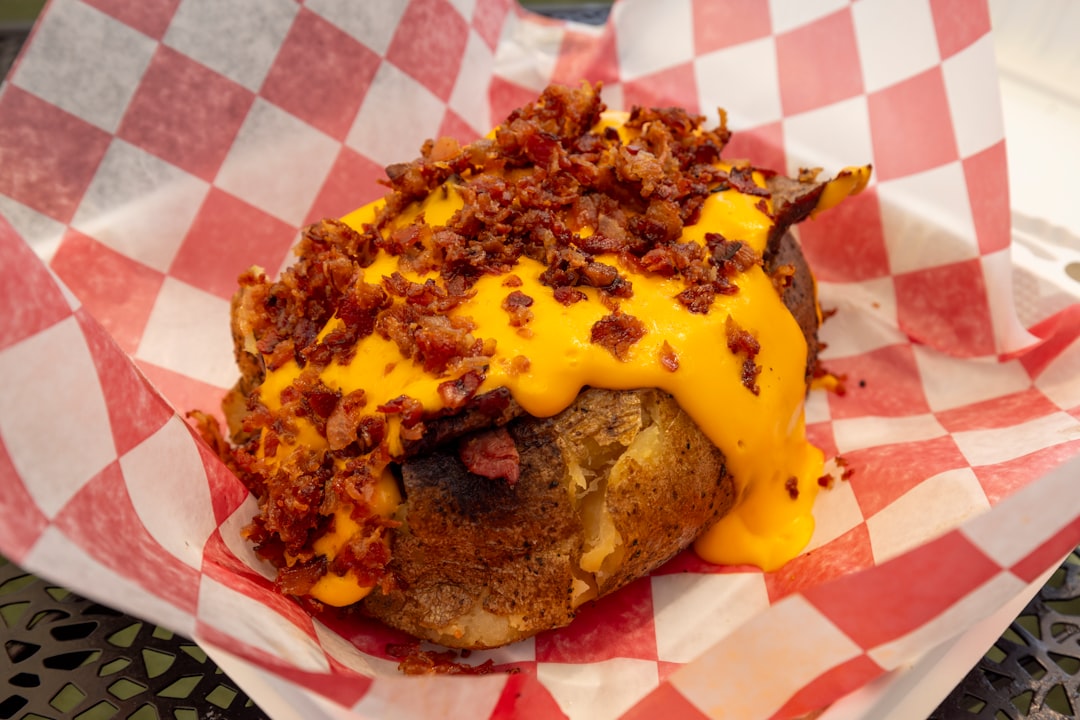 Photo baked potatoes