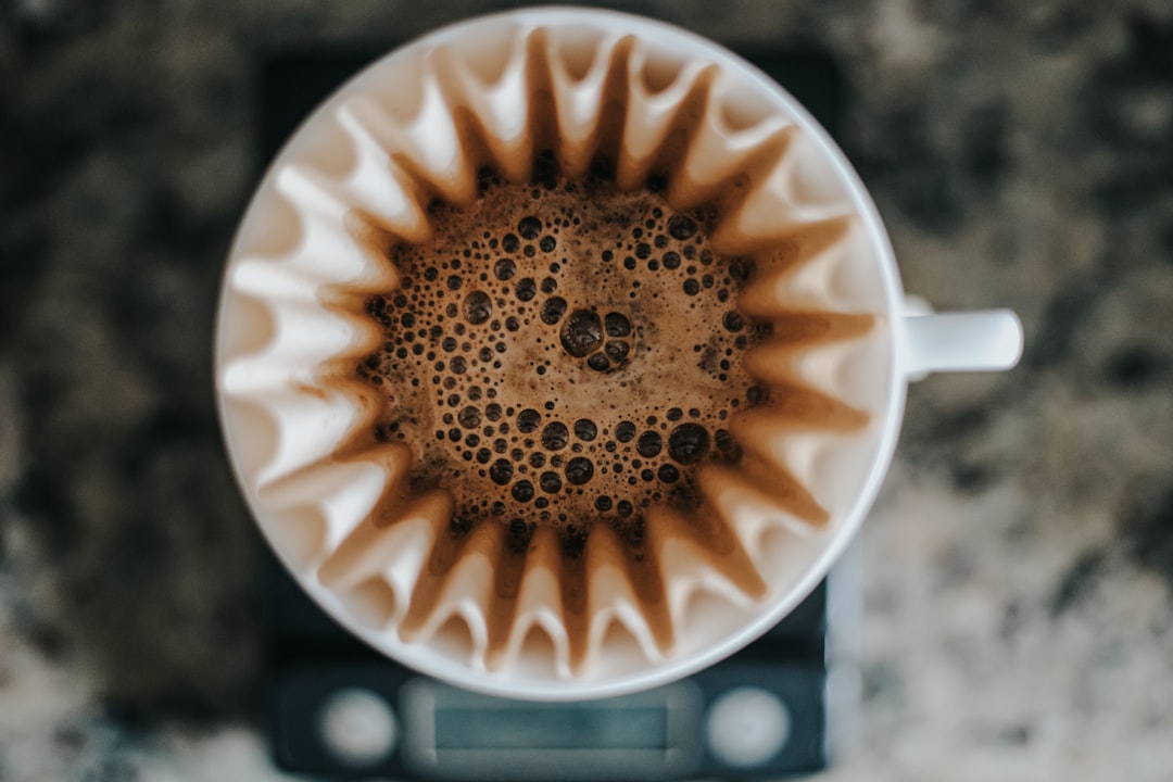 Photo coffee preparation