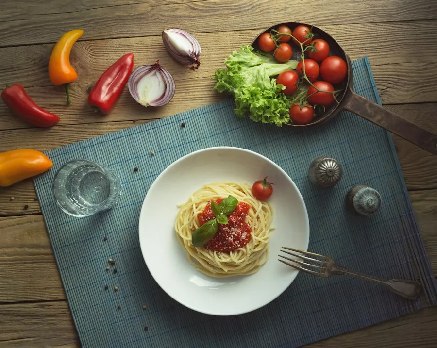 Photo Italian cuisine essentials